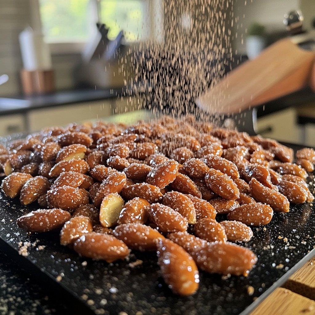 Karamellisierte Zimt-Zucker-Mandeln