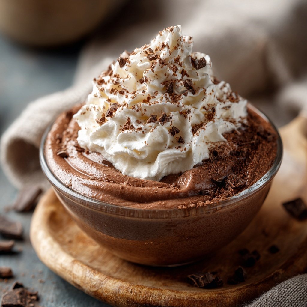 Reichhaltige und cremige heiße Schokolade