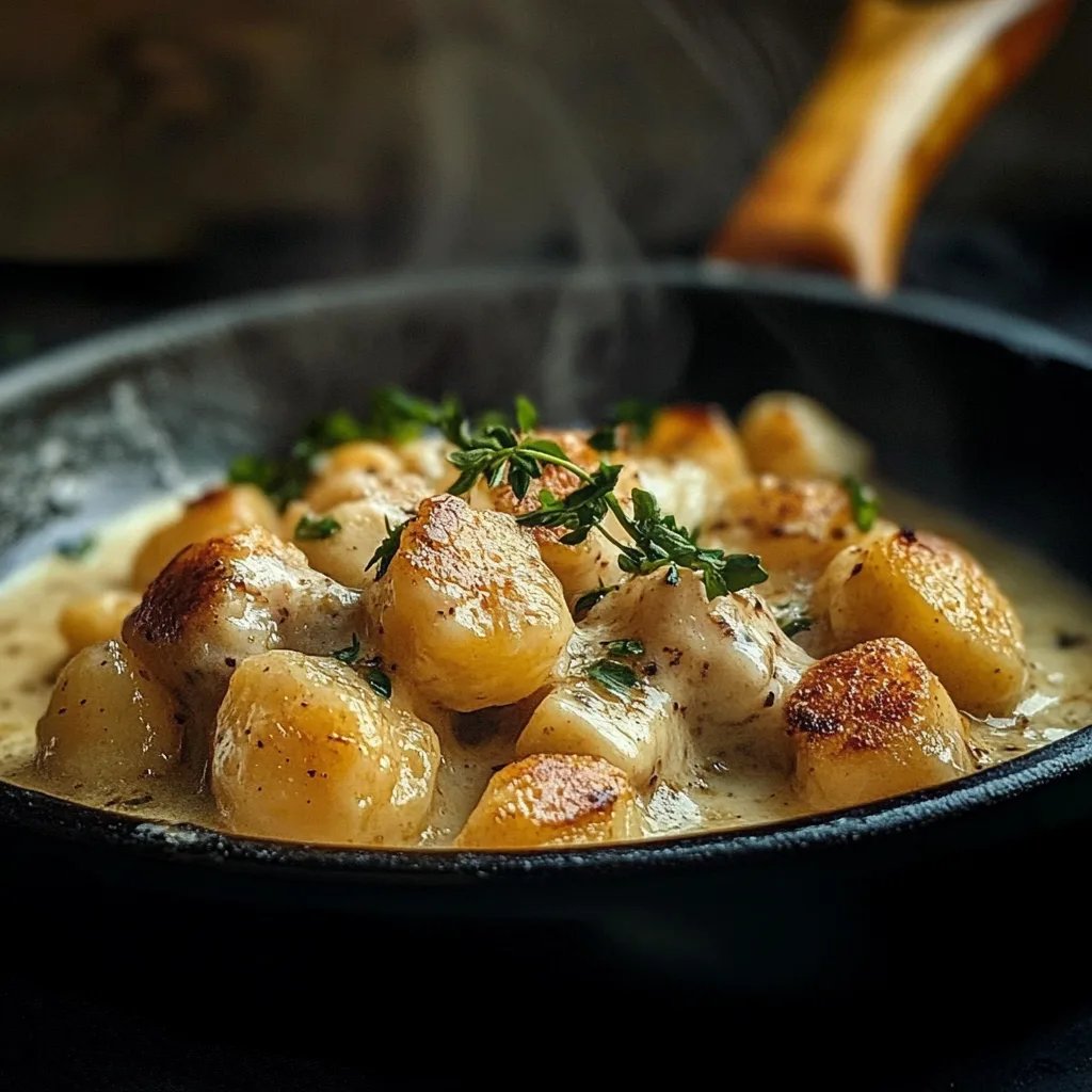 Hähnchen Gnocchi-Pfanne