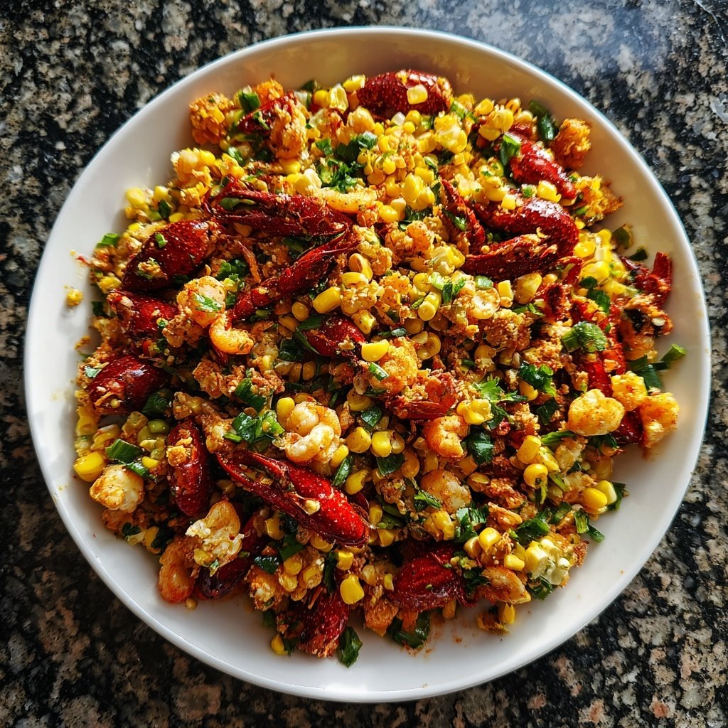 Crawfish and Corn Salad