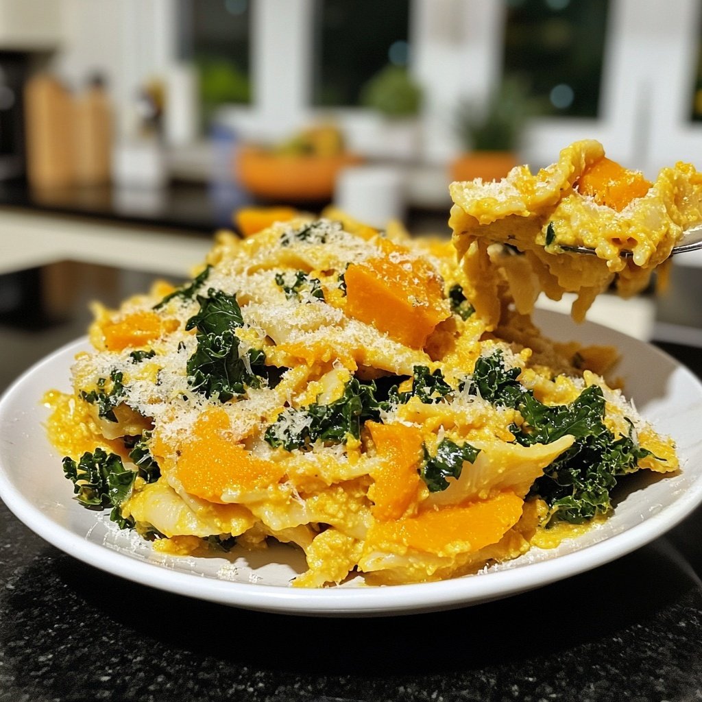 Schnelle-und-Einfache One-Pot-Pasta mit Wintergemüse