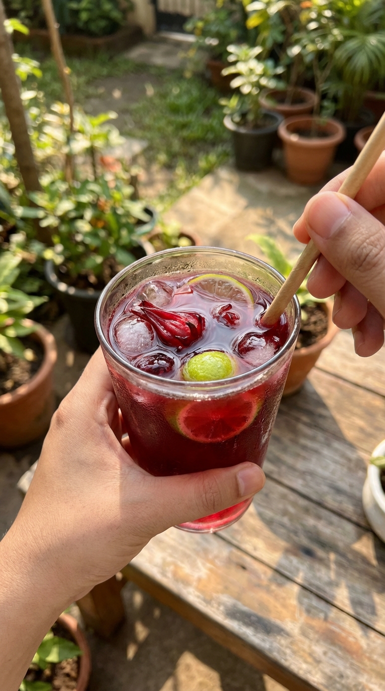 Hibiskus Eistee