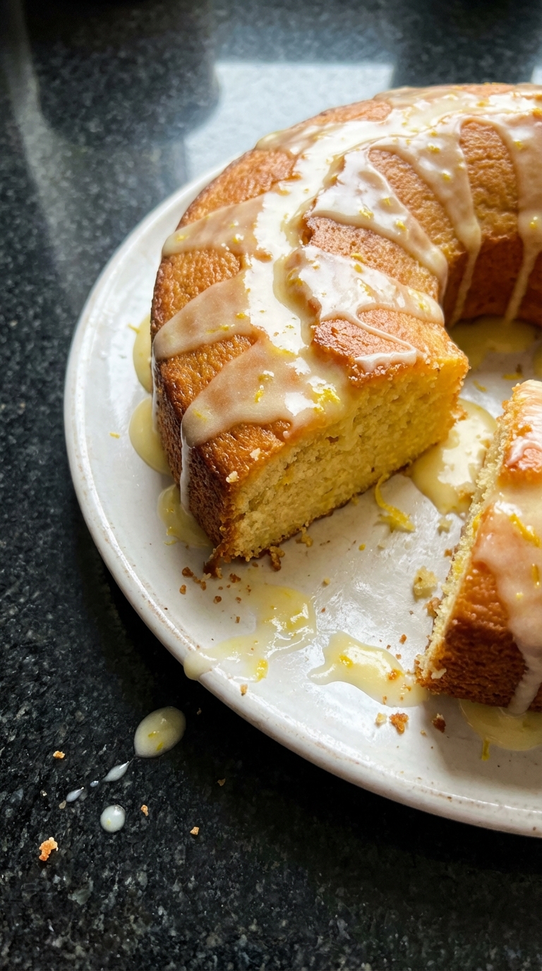 Limoncello Olivenöl Kuchen