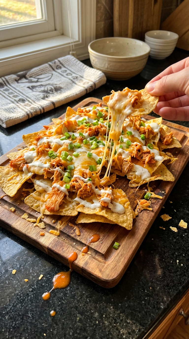 Buffalo Hähnchen Nacho Platte​