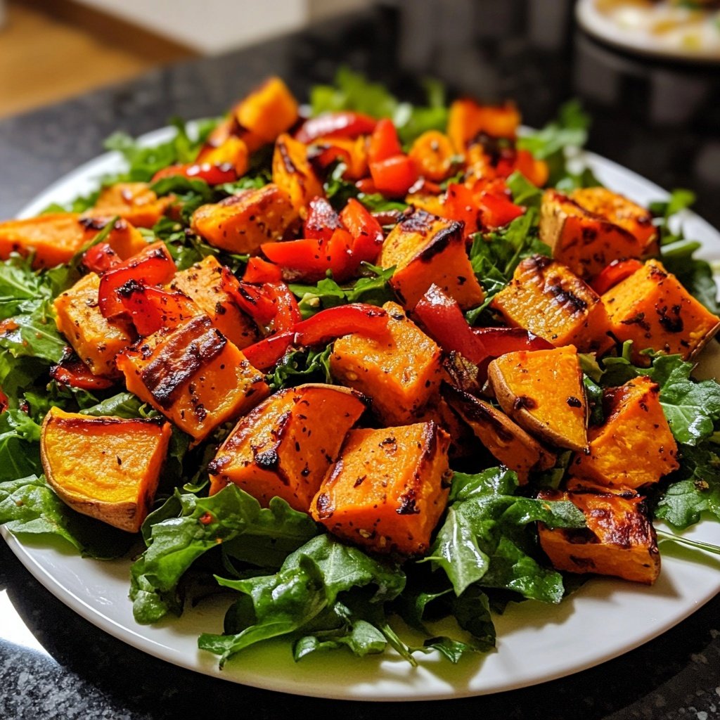 Winterlicher Gesund-&-Leicht-Quinoasalat mit Ofengemüse