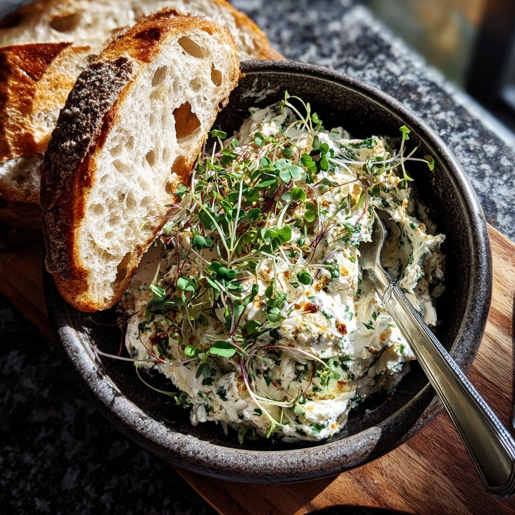 Spring Herb and Cheese Spread