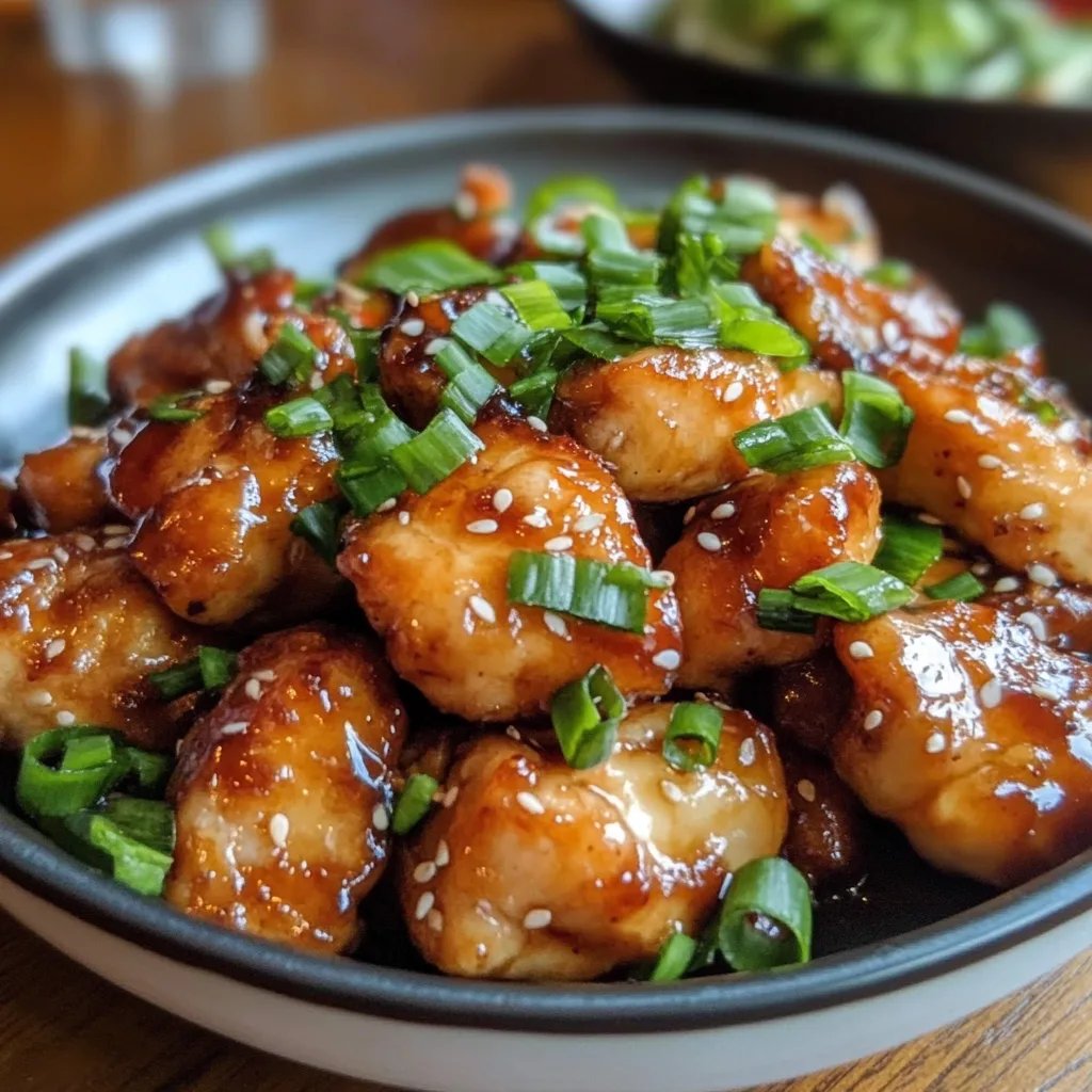 Honig Knoblauch Hähnchen Süß