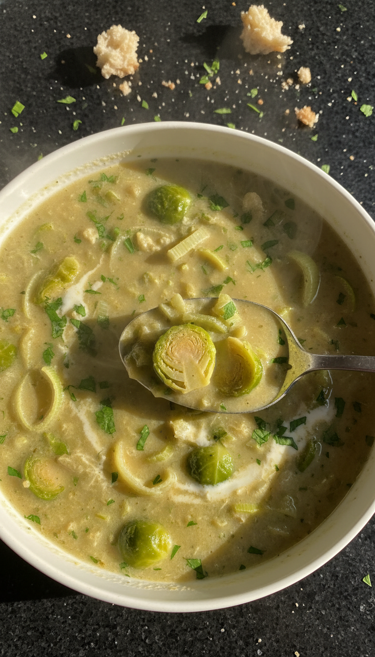 Rosenkohl Lauch Suppe