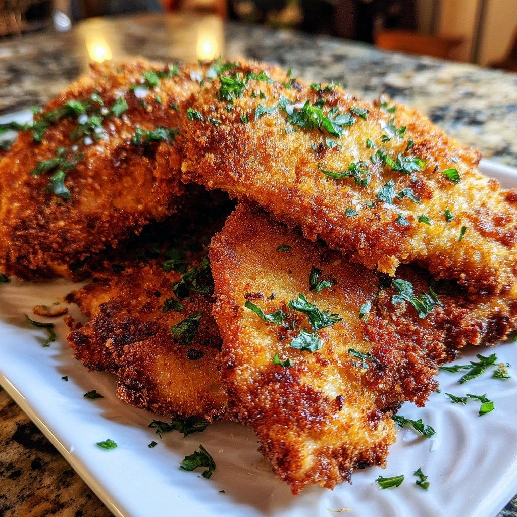Knuspriges Huhnerschnitzel