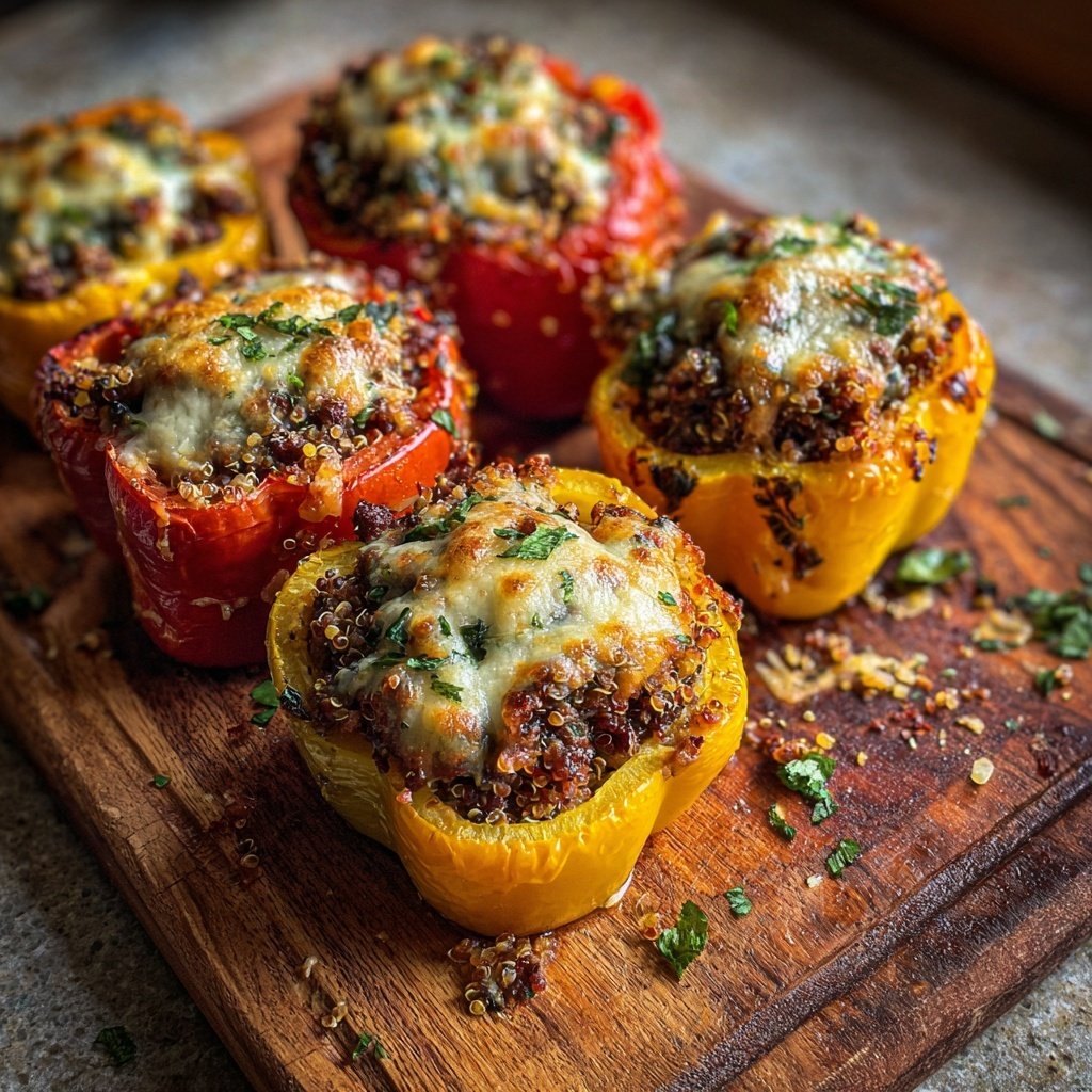 Gefüllte Paprika-Tassen