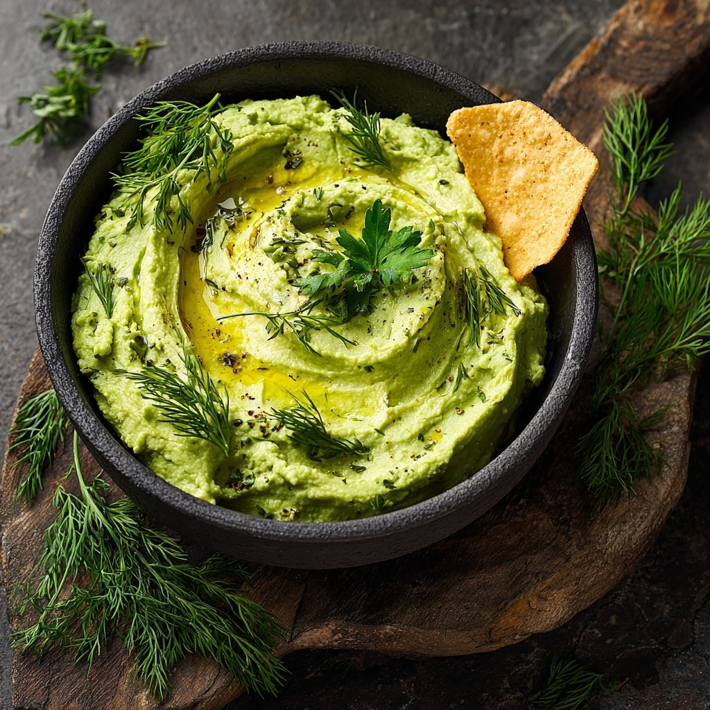 Avocado Dip mit Dill